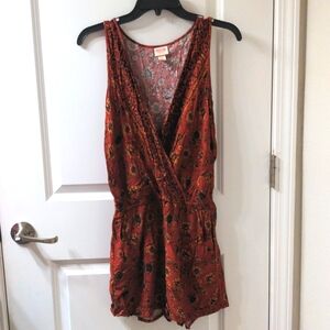 M Mossimo Sunflower Romper
